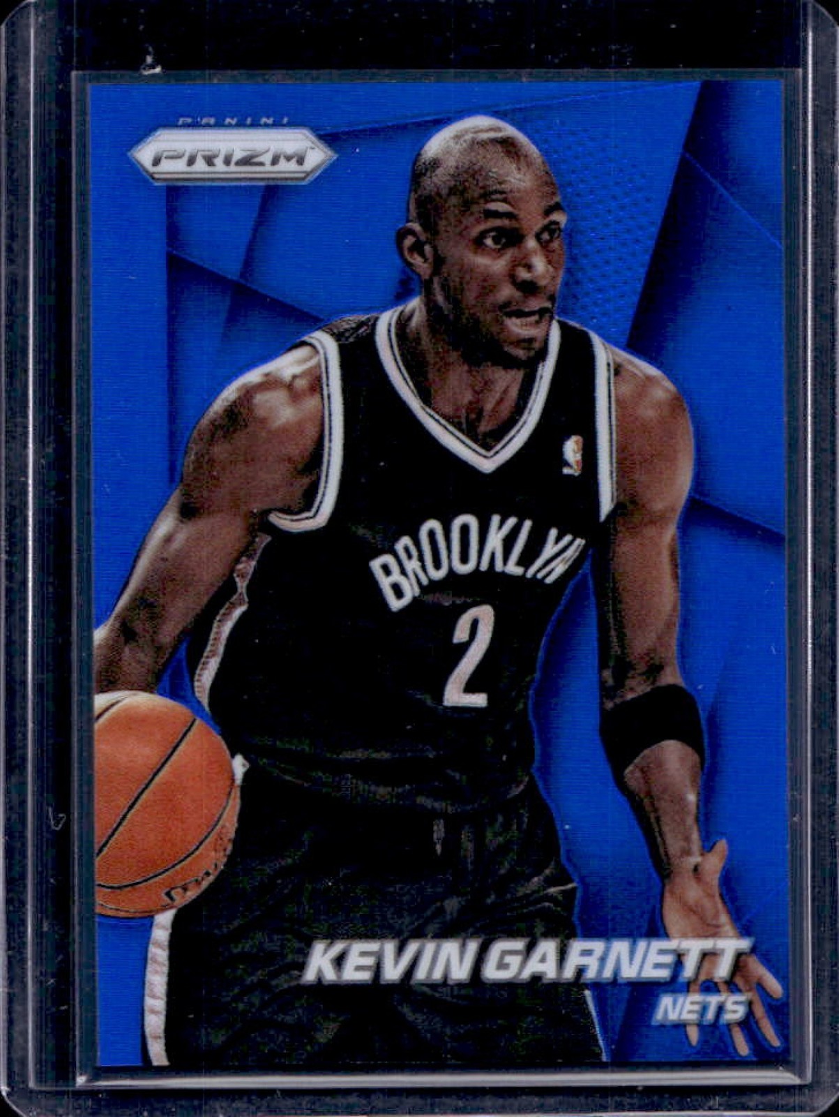 2014-15 Prizm Kevin Garnett Prizm Blue #82/99 Nets
