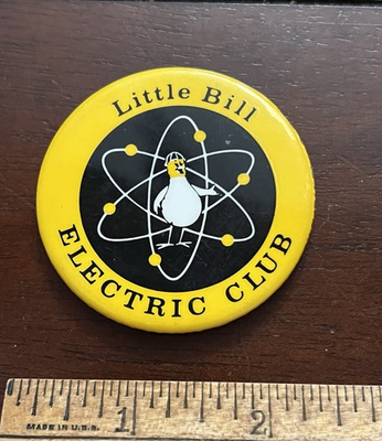 #ad Little Bill Electric Club Pinback Button 2 1 4 in Dia. $25.97