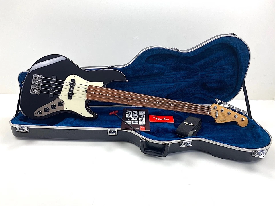 Fender Jazz Bass American Deluxe V ★ Fretless! ★ one of a kind! ★ 1997 ★ - Bild 1 von 4