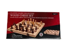 Hansen Classic Games Wooden Chess Set A500