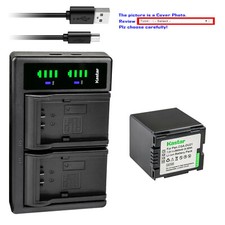 Kastar Battery LTD2 USB Charger for HITACHI DZ-BP21S  DZ-HS303E DZ-HS403 Camera