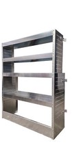 Fahrzeugregal 1000x350x1300 mm Fahrzeugeinrichtung Fahrzeugausbau Alu KFZ Regal