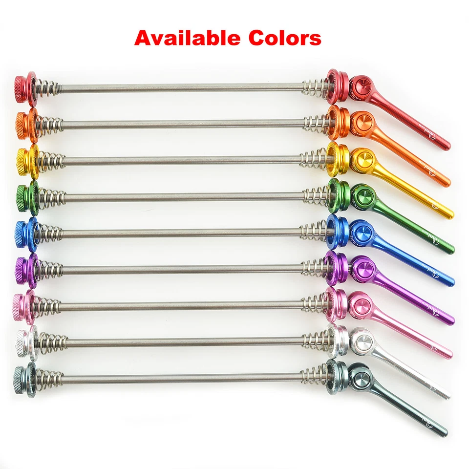 OMNI Racer WORLDS LIGHTEST RACE-Lite Titanium Road Wheel Skewers 46g: RED - Image 2 of 4