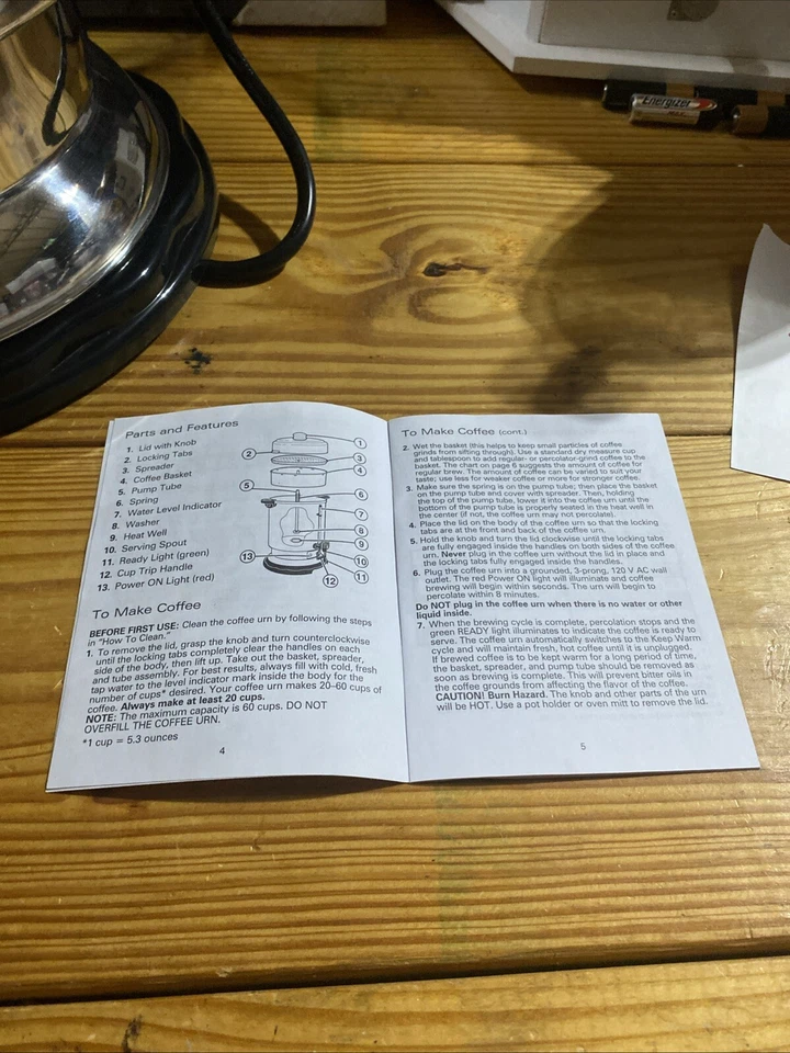 Hamilton Beach D50065 Commercial 60-Cup Stainless-Steel Coffee Urn - Image 4 of 4