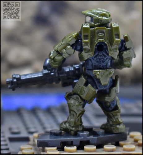 HALO MEGA CONSTRUX METALLIC GREEN MASTER CHIEF JOHN-117 HHC44 ELEFANT SANDNEST - Bild 4 von 5