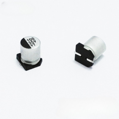 100PCS NEW Chip aluminum electrolytic capacitor 35V100UF 6.3*7.7 #YX