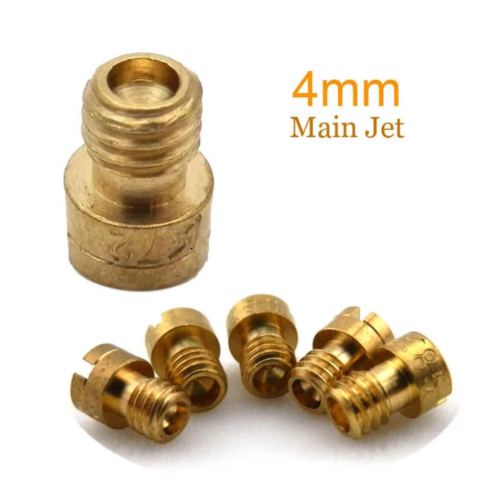 4mm Thread M4 Round Main Jet For Motorcycle Carb Mikuni Kenhin