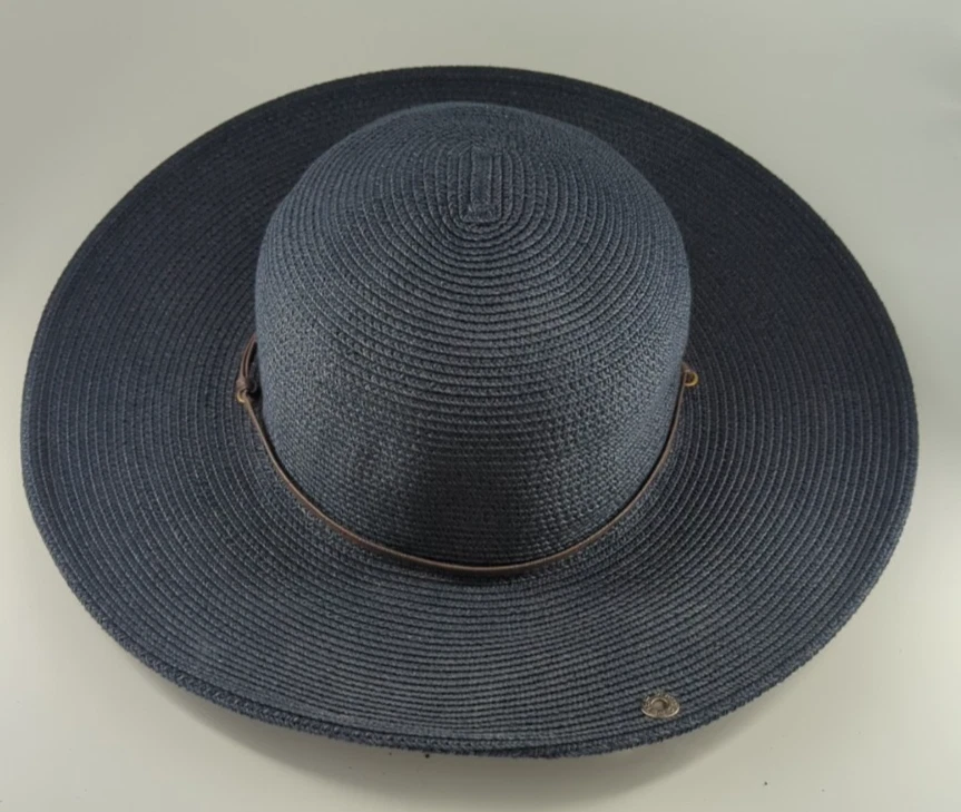 Sombrero de ala Peter Grimm True Character azul oscuro flojo 4,25" para mujer talla única Foto 3 de 4