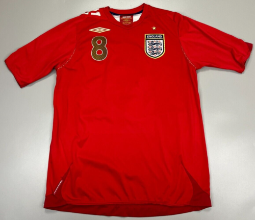 England 2006/2008 UMBRO Away Fußball Shirt Trikot #8 LAMPARD Größe M Medium - Bild 1 von 8