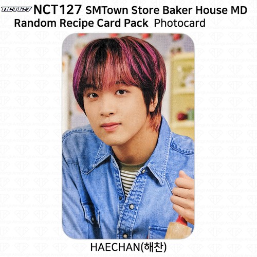 NCT127 SM Town Store Oficial MD Baker House Paquete de tarjetas de recetas aleatorias Photocard - Imagen 105 de 114
