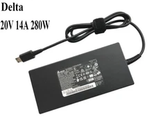Genuine Delta 20V 14A 280W ADP-280EB D AC Adapter Charger USB Tip Power Supply