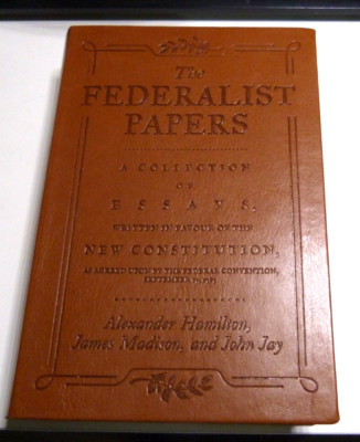 THE FEDERALIST PAPERS Alexander Hamilton James Madison Soft Faux Leather NEW