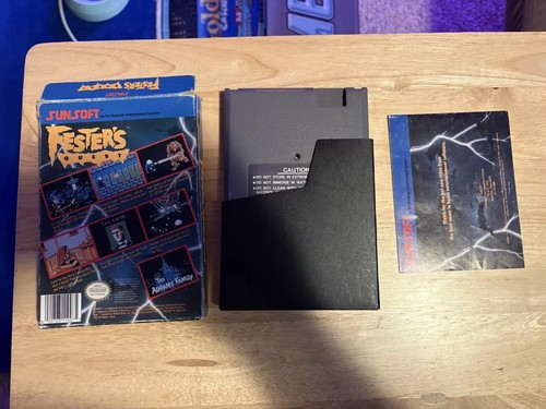 Festers Quest Nintendo NES Complete CIB - Picture 2 of 2