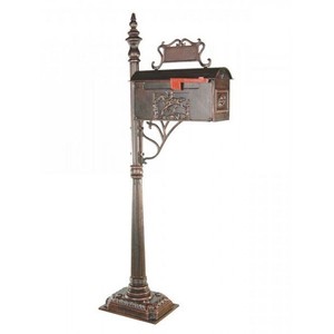 Verzierter Freistehend American Style Briefkasten Oder Briefkasten Ebay