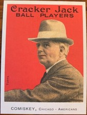 2004 Topps Cracker Jack Mini  Charles Comiskey Chicago White Sox Free Shipping