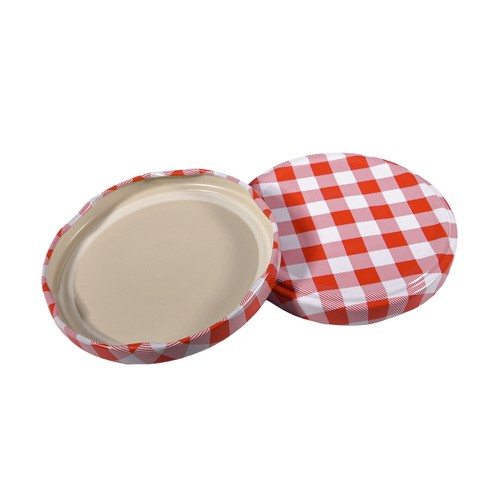 Oputec 24x 440 ml Einmachgläser Schraubdeckel rot Marmeladengläser Sturzgläser - Bild 5 von 7