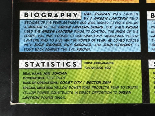 DC Green Lantern Yellow Lantern 2 Pack Action Figure Set Hal Jordan Kyle Rayner - Picture 6 of 24