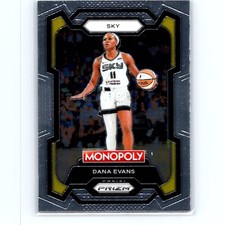 2024 Panini WNBA Monopoly Prizm Basketball Dana Evans Base #55 Chicago Sky