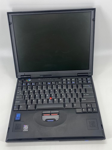 Vintage IBM Thinkpad 2465 600 Pentium II Laptop Tested Working Windows 98SE - Picture 8 of 18