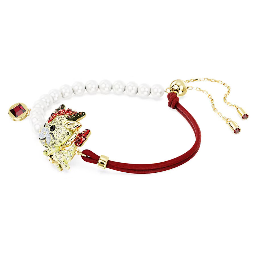 Swarovski Chinese Zodiac Bracelet, Dragon, Multicolored Gold-Tone Plated 5675839 Swarovski Chinese Zodiac Bracelet, Dragon, Multicolored Gold-Tone Plated 5675839