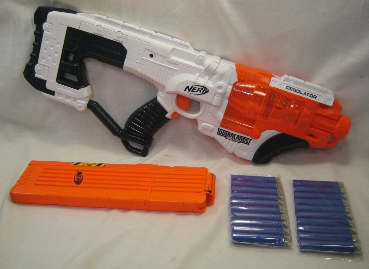 MODIFIED NERF Desolator Doomlands Impact Zone Blaster w/ Clip
