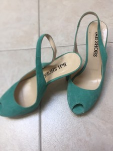 scarpe verde acqua
