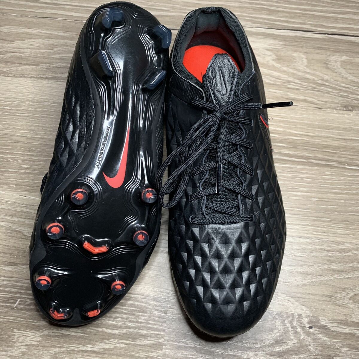 Nike Tiempo Legend 8 Elite ACC FG Soccer Cleats Black Red Nike Tiempo Legend 8 Elite ACC FG Soccer Cleats Black Red