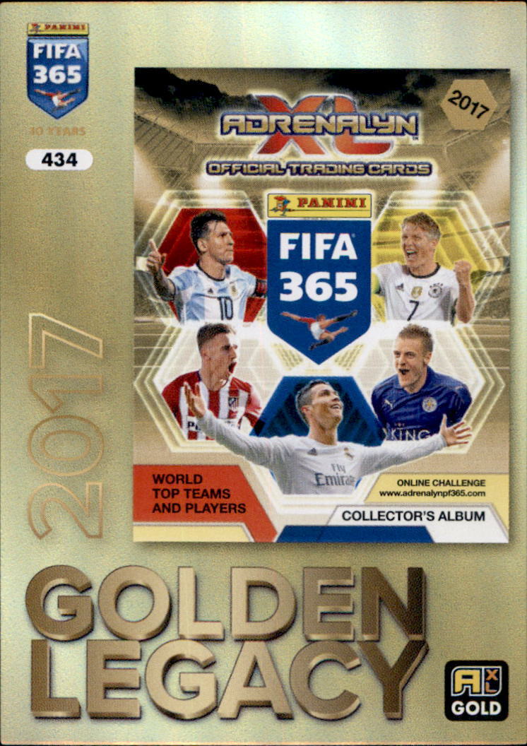Panini FIFA 365 Adrenalyn XL 2025 Card 434 - Panini FIFA 365 2017