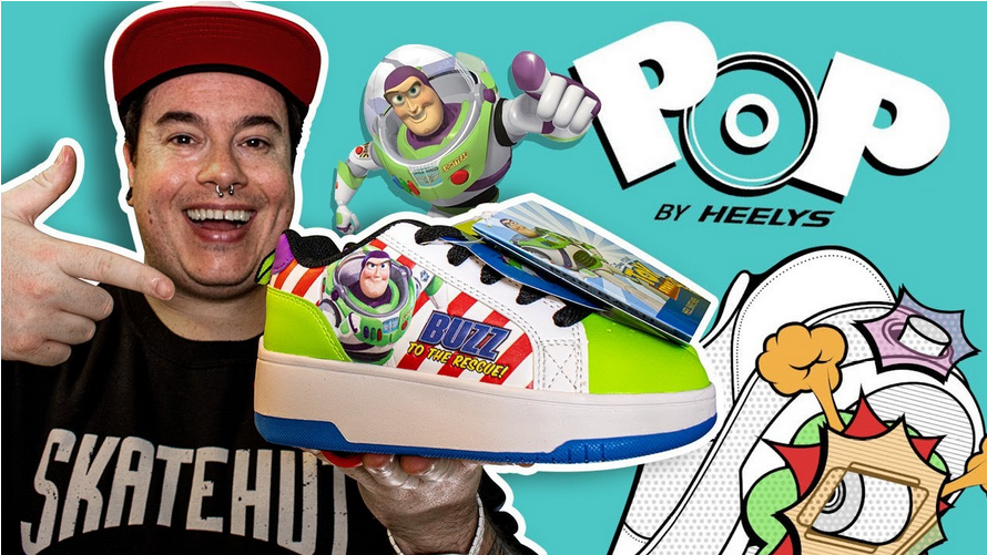 Heelys Pop Mädchen Jungen Kinder Rollschuhe Schuhe mit Rollen Skate Gr 30  35