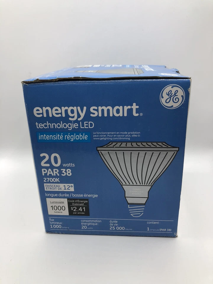 Energy Smart Led Technology Dimmable  20watt Par 38/2700k - Image 2 of 4
