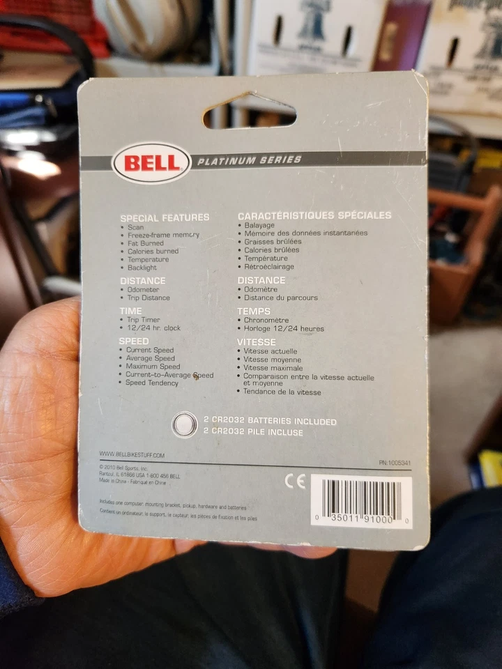 BELL Platinum Series Cyclocomputer w/calorie counter bicycle computer 1005341 - Image 2 of 3