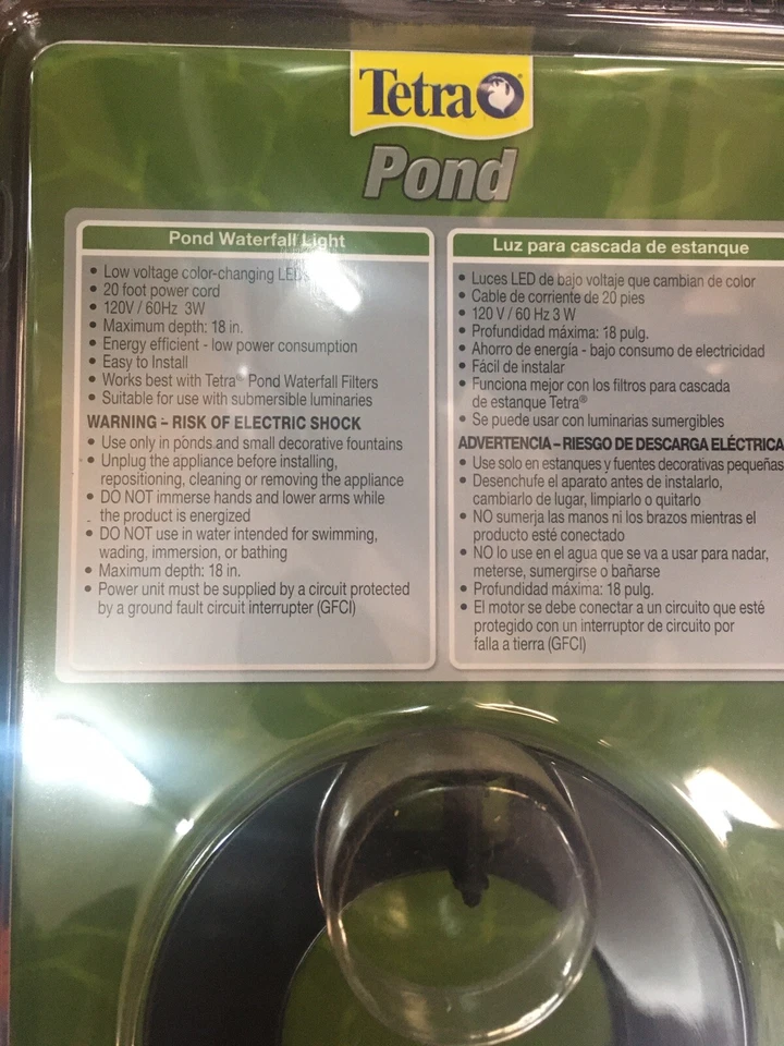 Tetra Color Changing LED Waterfall Light Set with Remote Control Foto 2 de 2