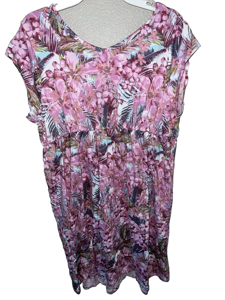 Vestido Jessica Simpson XL para niñas - Island Floral, colorido, nuevo Foto 2 de 4