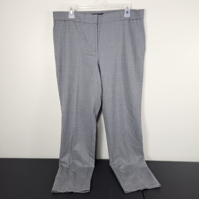 Talbots Womens Gray 99% Wool Dress Pants Lined Flat Front NWT