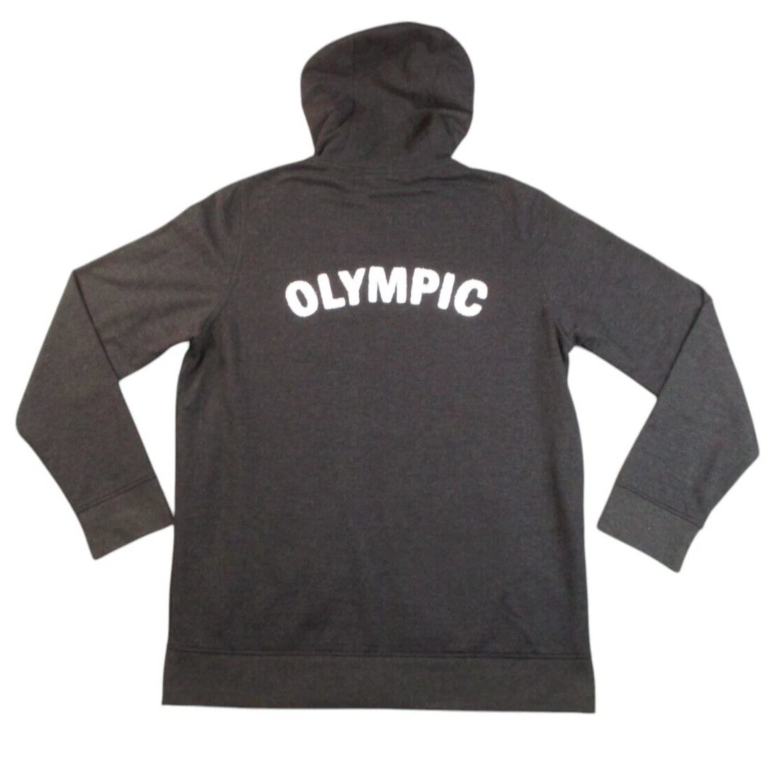 Pendleton Hoodie Women's Medium Charcoal Grey Full Zip Olympic Mountains Hiking