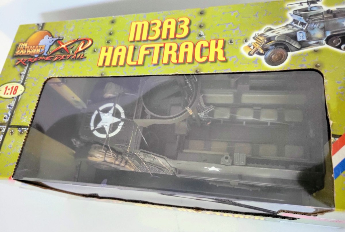 WWII M3A3 Halftrack 1:18 RARE 21st Century Toys Ultimate