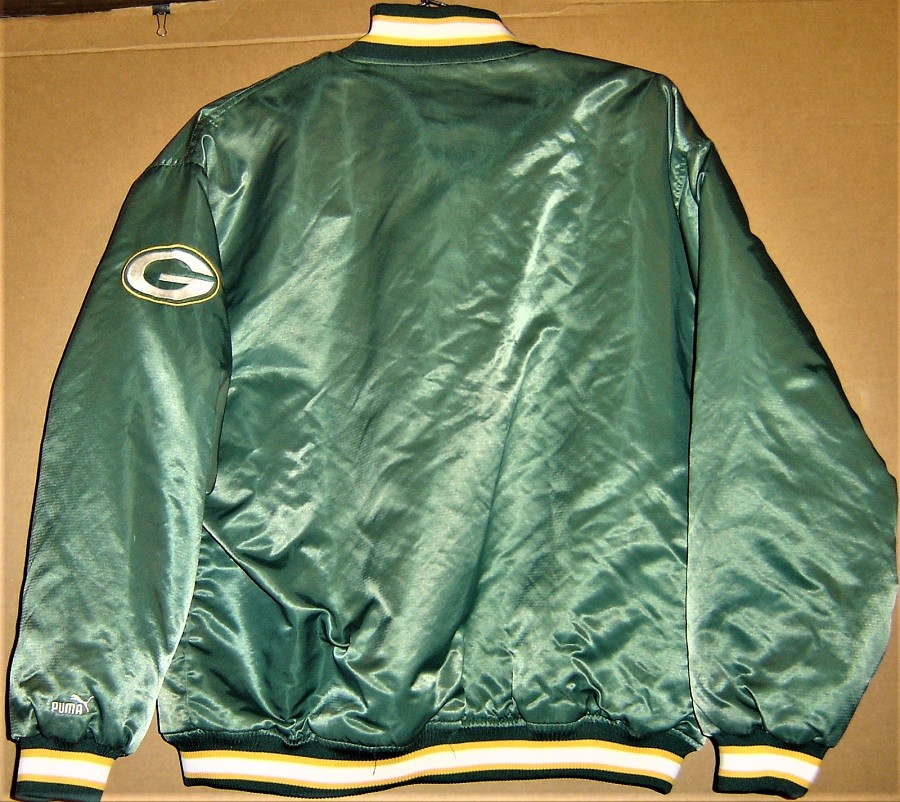GREEN BAY PACKERS GREEN HEAVY NYLON LINED NFL Football Size XL