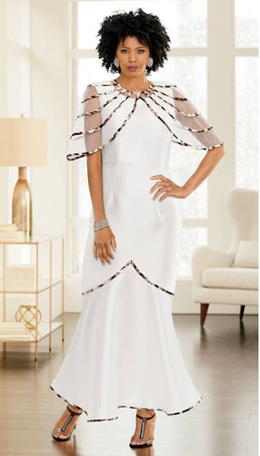 Size 16 Ashro White Formal Wedding Dinner Party Church Caiya Cape Peplum  Dress | eBay