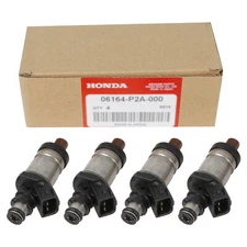 NEW 4PCS 06164-P2A-000 FUEL INJECTORS FOR 96-00 CIVIC 96-97 DEL SOL S 1.6L