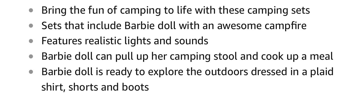 New Barbie Campfire Doll, Blonde