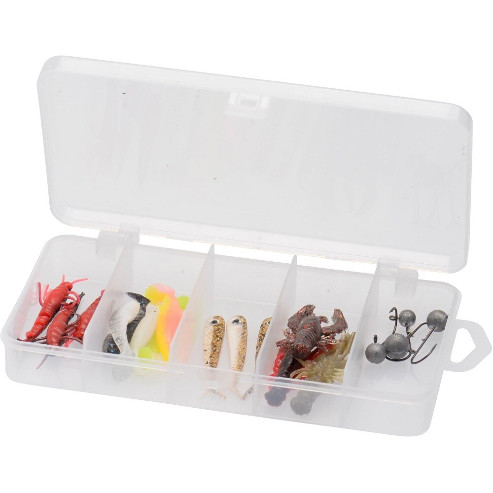 Профессиональный набор для ловли окуня Savage Gear Perch (2) Größe S Barschköder Set Gummifische Jighaken 23tlg