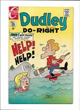 DUDLEY DO-RIGHT #1 [1970 VF-] WATER RESCUE COVER!   CHARLTON COMICS
