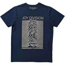 Joy Division Unknown Pleasures FP T-Shirt Blue New