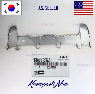 Rabbit♡　1005 FRONT Bumper Lower Skid Plate 86577Q5800 SILVER ⭐GENUINE