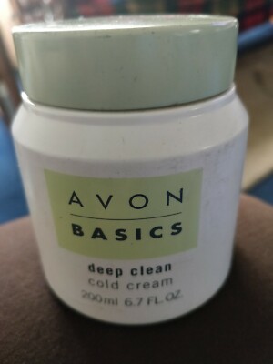 AVON BASICS DEEP CLEAN COLD CREAM 6.7 FL OZ RARE NOS