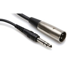 Hosa STX-115M Balanced Interconnect Cable OFC 1/4" TRS Male to XLR3M 15ft