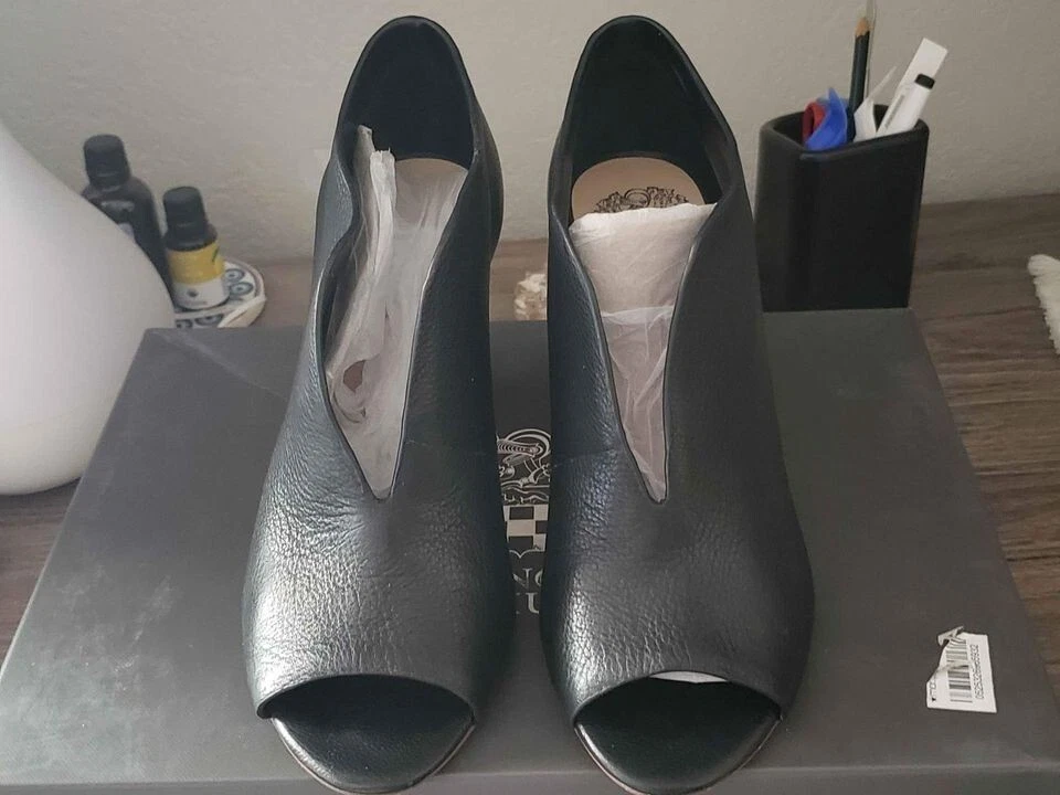 Vince Camuto Women Block Heel Open Toe Bootie Andrita Size US 6.5M