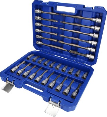 Brilliant Tools 1/2'' Bit-Stecknuss-Satz, 32-tlg, Torx-Profil