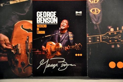 George BENSON Live LONDON w- AUTOGRAPH / Signed 2020 12" Orange Records x2 New - Picture 3 of 9
