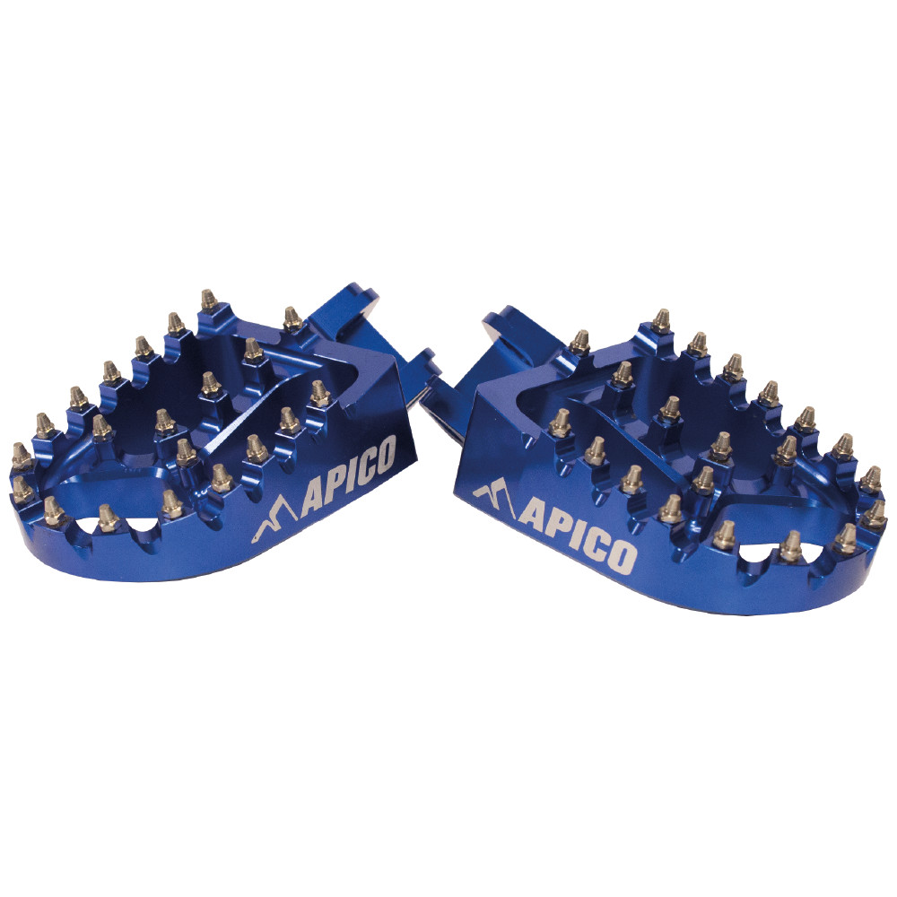 Apico Blue Xtreme Foot Pegs - Tm Enduro/ Mx 85-300 & 250-630Fi 2002-21 - Image 2